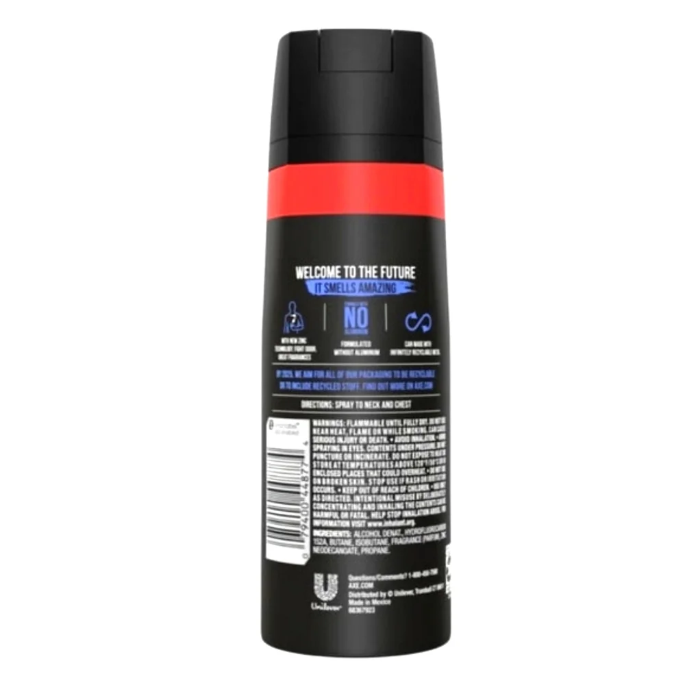 NEW Men's Grooming Bundle: Axe Deodorant/Body Spray & On The Go After Shave
